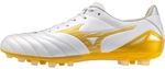 Mizuno Morelia Neo IV Pro AG Fu&szlig;ballschuhe 50 - white/mp gold/cool gray 3c 47