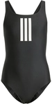 adidas 3-Streifen Badeanzug M&auml;dchen JE2404 - black/white 128