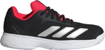 adidas Courtflash Tennisschuhe Kinder JR4451 - cloud white/silver met./core black