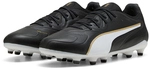 PUMA King 20 Ultimate FG/AG Fu&szlig;ballschuhe 02 - PUMA black/PUMA white/PUMA gold 44