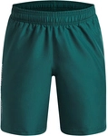 UNDER ARMOUR Woven Shorts Jungen 338 - rack green/white L (149-160 cm)