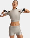 Under Armour 6010006-203, UNDER ARMOUR HeatGear Cropped Mock kurzarm Funktionsshirt