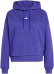 adidas Essentials Small Logo Feelcozy Hoodie Damen KF8402 - pure purple/white S