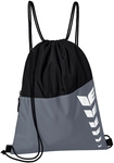 erima Six Wings Turnbeutel slate grey/schwarz 1