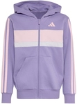 adidas Seasonal Essentials Tiberio 3-Streifen Fleece Jogginganzug Kinder KZ0127...