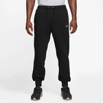 NIKE Club Fleece Jogginghose Herren 013 - black/black/football blue M