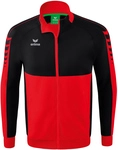 erima Six Wings Worker Trainingsjacke rot/schwarz 128