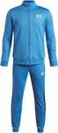 UNDER ARMOUR Icon Knit Trainingsanzug Jungen 430 - aegean blue/white L (149-160 cm)