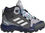 adidas TERREX Minecraft Mid-Top Gore-Tex Wanderschuhe Kinder KK1755 - glory grey/grey