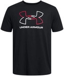 UNDER ARMOUR Foundation Sportshirt Herren 001 - black/red/white XL/T