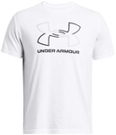 UNDER ARMOUR Foundation Sportshirt Herren 100 - white/black XXL/T