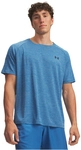UNDER ARMOUR Tech Strukturiertes Trainingsshirt Herren 430 - aegean blue/black XXL