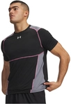 UNDER ARMOUR HeatGear Elite Fitted Trainingsshirt Herren 010 - ultimate black/pink