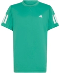 adidas Club 3-Streifen Tennisshirt Jungen KQ7991 - semi court green 140