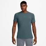 NIKE Pro Training Dri-FIT kurzarm Trainingsshirt Herren 382 - mineral slate/green