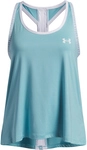 UNDER ARMOUR Knockout Tanktop M&auml;dchen 425 - blue haze/white L (149-160 cm)