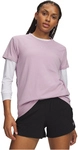 UNDER ARMOUR Off Campus Core T-Shirt Damen 698 - mauve pink/pink fog XL