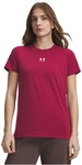 UNDER ARMOUR Off Campus Core T-Shirt Damen 622 - claret/white XL