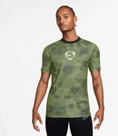 NIKE Academy+ Dri-FIT Allover Print kurzarm Trainingsshirt Herren 383 -