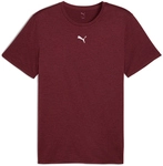 PUMA Tad Essentials Heather Small Cat Trainingsshirt Herren 96 - ruby shimmer heather