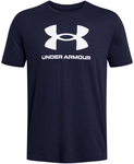 UNDER ARMOUR Logo T-Shirt Herren 408 - academy/white XL