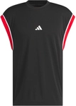 adidas Basketball All-World Tanktop Herren JI7577 - black/red L