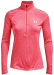 UNDER ARMOUR Tech 1/2-Zip langarm Sweatshirt Damen 653 - cerise/pink