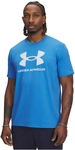 UNDER ARMOUR Logo T-Shirt Herren 402 - blue atlantis/blue calm XS