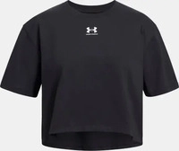 Under Armour 1389755-001, UNDER ARMOUR Rival T-Shirt M&auml;dchen 001 - black/white...