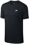 NIKE Sportswear Freizeit T-Shirt Herren 014 - black/white/dark grey M