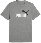 PUMA Essentials 2 Color No. 1 Logo T-Shirt Herren 03 - medium gray heather M