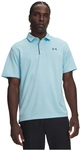 UNDER ARMOUR Tech Poloshirt Herren 293 - opal blue/pitch gray XL