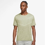 NIKE Rise 365 Dri-FIT kurzarm Laufshirt Herren 371 - olive aura/htr/reflective silv