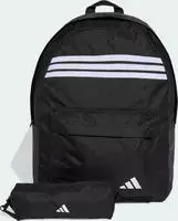 adidas Classic 3-Streifen Horizontal Rucksack JZ3321 - black/white/white