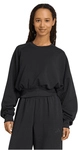 adidas Soft Lux Loose Sweatshirt Damen JM3836 - black XS