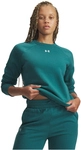 UNDER ARMOUR Rival Fleece Crew Sweatshirt Damen 338 - rack green/white XL