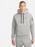 NIKE Therma Therma-FIT Fitness-Hoodie Herren 063 - dk grey heather/particle
