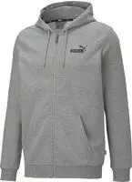 PUMA Essentials Small Logo Terry-Kapuzenjacke medium gray heather S