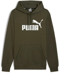 PUMA Essentials Big Logo Fleece-Hoodie Herren 08 - dark olive S