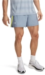 UNDER ARMOUR 5" Launch Laufshorts Herren 448 - blue wind/flash light/reflective M