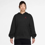 NIKE Jordan Jumpman Fleece Hoodie Damen 010 - black/gym red M