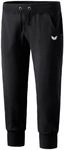 erima 3/4 Sweathose mit B&uuml;ndchen Damen schwarz 48