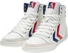 Hummel 063511, hummel Slimmer Stadil High Sneaker white/blue/red/gum 40 Weiß...
