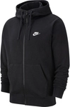 NIKE Sportswear Club French Terry Kapuzenjacke black/white XL