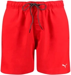 PUMA Swim Medium Length Badeshorts Herren 02 - red XS