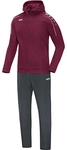 JAKO Classico Pr&auml;sentationsanzug mit Kapuze maroon 34 (Damen)