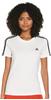 adidas LOUNGEWEAR Essentials Slim T-Shirt Damen 001A - white/black S