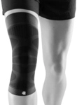 BAUERFEIND SPORTS Kompression Kniebandage black XL