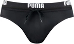 PUMA Swim Logo Brief Badehose Herren 04 - black S