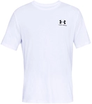 UNDER ARMOUR Sportstyle Left Chest Trainingsshirt Herren 100 - white/black XXL